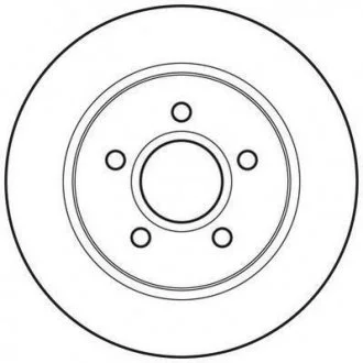 Тормозной диск задн FORD FOCUS Jurid 562648JC