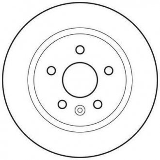 Тормозной диск задн Opel Astra J, Mokka / Cherrolet Cruze, Aveo, Trax Jurid 562651JC