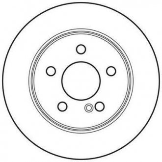 Тормозной диск задн MERCEDES-BENZ C Jurid 562664JC (фото 1)