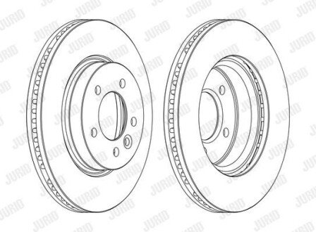 Гальмівний диск Jurid 562666JC1