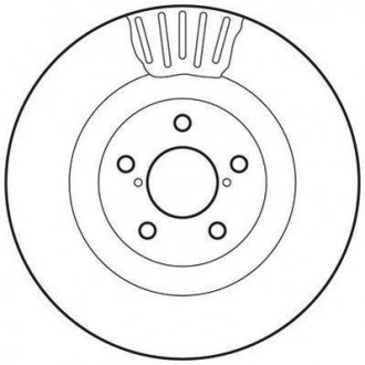 Тормозной диск Jurid 562677JC