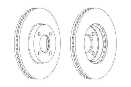 Диск тормозной NISSAN Jurid 562693JC