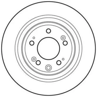 Гальмівний диск Jurid 562697JC