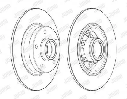 Диск тормозной RENAULT Jurid 562732J1