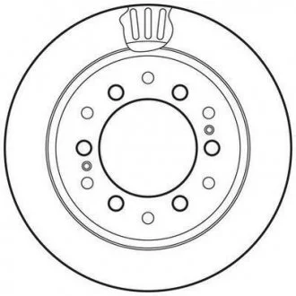 Диск тормозной LEXUS,TOYOTA Jurid 562738JC