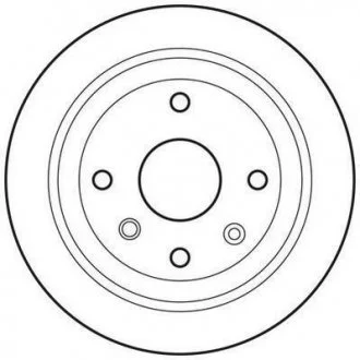 Тормозной диск задн CHEVROLET AVEO/LACETTI DACIA LOGAN Jurid 562740JC