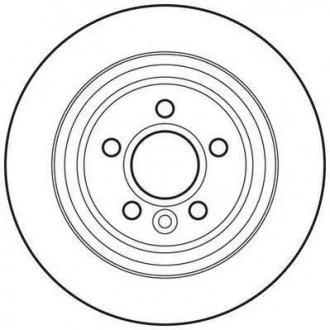Фото 1 - тормозной диск задн VOLVO S60/S80/XC70 Jurid 562741JC Тормозной диск задн VOLVO S60/S80/XC70 Jurid 562741JC (фото 1)