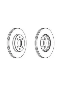 Гальмівний диск Jurid 562742JC