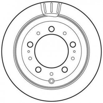 Тормозной диск Jurid 562744JC (фото 1)