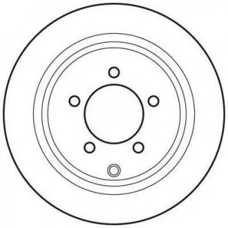 Тормозной диск задн Jeep Compas, Patriot / Dodge Caliber / Chrysler 200, Sebring Jurid 562756JC