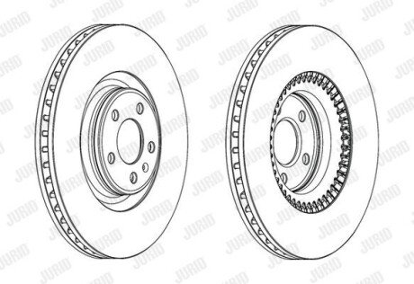 Гальмівний диск Jurid 562771JC1