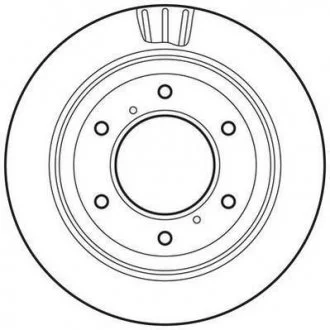 Диск гальмівний MITSUBISHI Jurid 562777JC
