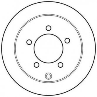 Тормозной диск задн MITSUBISHI LANCER Jurid 562783JC