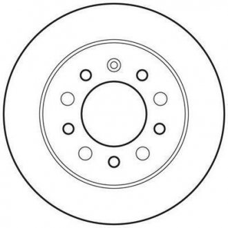 Гальмівний диск задній HYUNDAI COUPE, TIBURON Jurid 562816JC (фото 1)