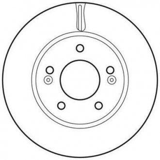 Тормозной диск передний Hyundai Accent / Elantra Jurid 562817JC
