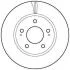 Тормозной диск передний DODGE CALIBER MITSUBISHI GALANT/LANCER/SPACE WAGON 562820JC