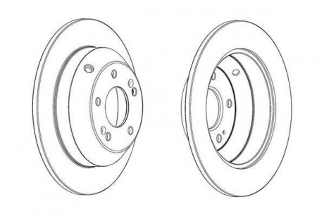 Диск тормозной HYUNDAI Jurid 562842JC