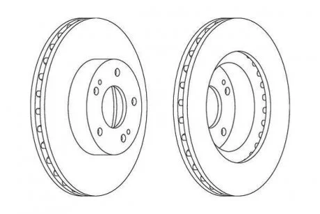 Диск тормозной MITSUBISHI Jurid 562873JC