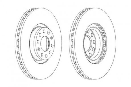 Диск тормозной AUDI Jurid 562890JC1 (фото 1)
