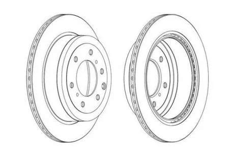 Диск гальмівний MITSUBISHI Jurid 562914JC