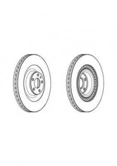 Диск гальмівний AUDI Jurid 562946JC1