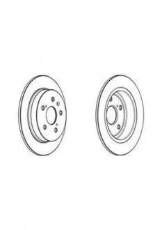 Диск тормозной FIAT Jurid 562967JC