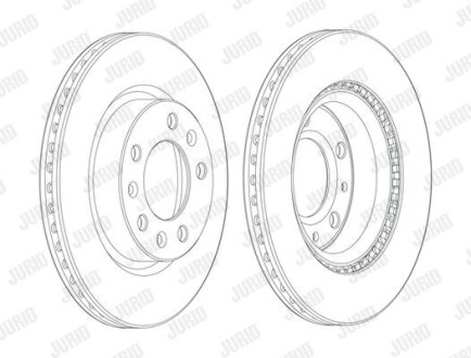 Гальмівний диск Jurid 562993JC