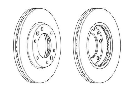 Гальмівний диск Jurid 563006JC (фото 1)