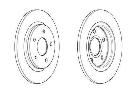 Гальмівний диск Jurid 563011JC