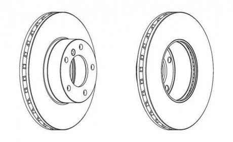 Диск тормозной MERCEDES Jurid 563094JC1