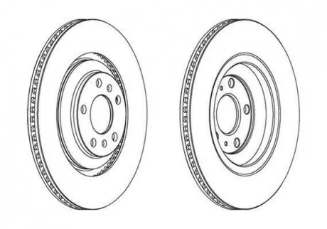 Диск тормозной AUDI,VOLKSWAGEN Jurid 563095JC