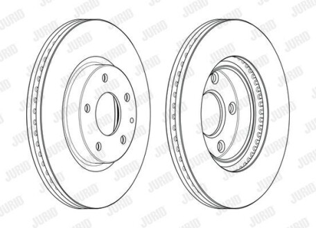 Гальмівний диск Jurid 563117JC