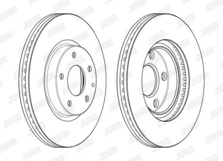 Гальмівний диск Jurid 563117JC
