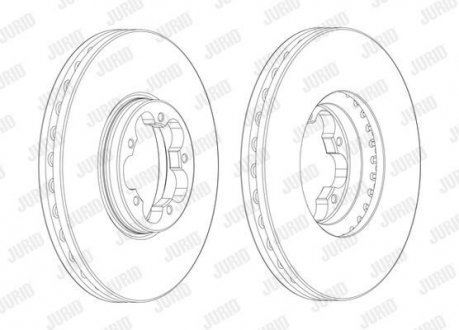 Гальмівний диск Jurid 563124J-1
