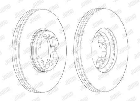 Гальмівний диск Jurid 563124J-1