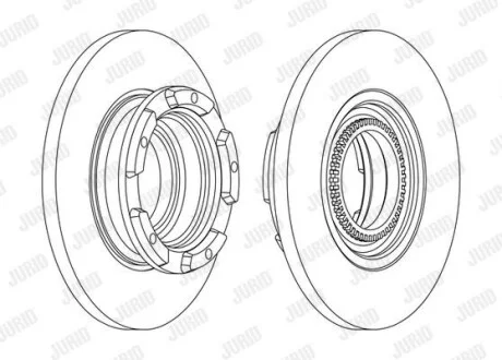 Фото 1 - гальмівний диск Jurid 563126J Гальмівний диск Jurid 563126J (фото 1)