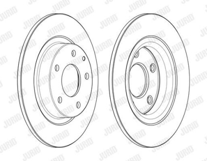 Гальмівний диск Jurid 563131JC (фото 1)