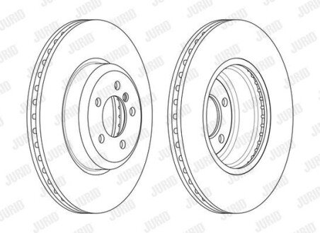 Гальмівний диск Jurid 563133JC1