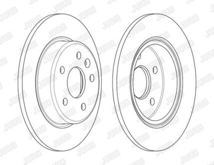 Гальмівний диск Jurid 563143JC