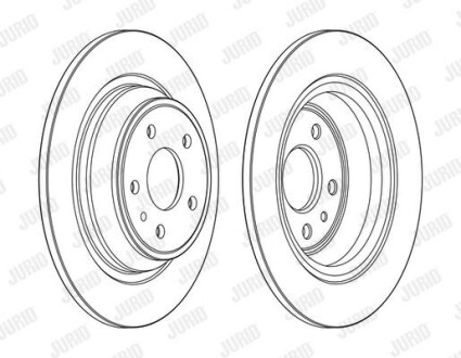Гальмівний диск Jurid 563155JC