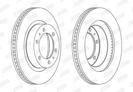 Гальмівний диск Jurid 563183JC
