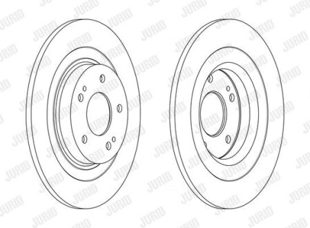 Гальмівний диск Jurid 563216JC