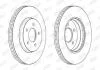 Гальмівний диск передній Mazda Tribute / Ford Maverick 563234JC