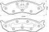 JEEP Колодки тормозные передние Cherokee,Grand Cherokee,Wrangler 2.1/2.5 90- Jurid 571519J (фото 1)