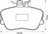 Тормозные колодки передние MERCEDES-BENZ C 571828J