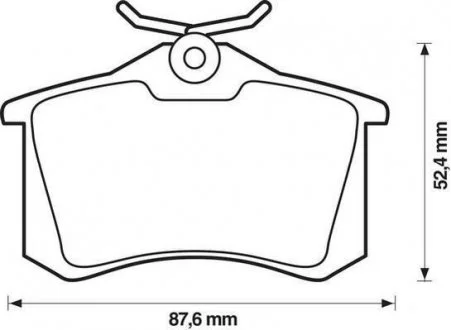 Колодки дискового тормоза Jurid 571906D