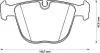 BMW Тормозные колодки заднi.5 E60,6 E63,7 E65/66,X5 E70,X6 E71 Jurid 571991J (фото 1)