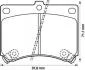 Тормозные колодки передние MAZDA 323, MX-3 572146J
