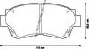 Гальмівні колодки передні  Lexus ES, GS, LS, SC / Toyota Altezza, Camry, Celica, Corona, Mark II, Si 572392J