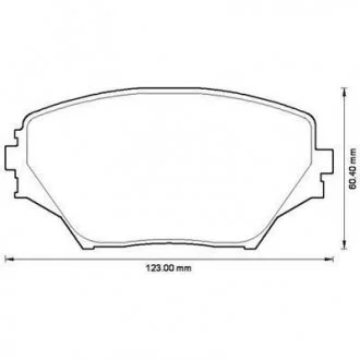 TOYOTA Тормозные колодки передние Rav 4 00- Jurid 572487J